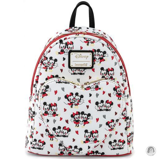 Loungefly Mickey Mouse (Disney) Mickey Mouse (Disney) Mickey and Minnie Mouse Hearts Mini Backpack