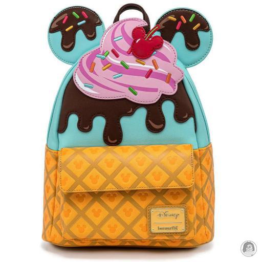 Loungefly Mickey Mouse (Disney) Mickey Mouse (Disney) Mickey and Minnie Mouse Sweets Ice Cream Mini Backpack