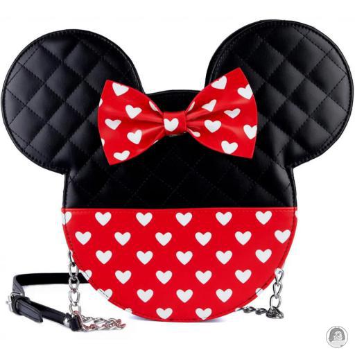 Loungefly Mickey Mouse (Disney) Mickey Mouse (Disney) Mickey and Minnie Valentines Crossbody Bag