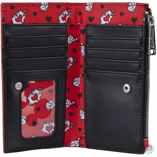 Mickey Mouse (Disney) Mickey and Minnie Valentines Flap Wallet Loungefly (Mickey Mouse (Disney))