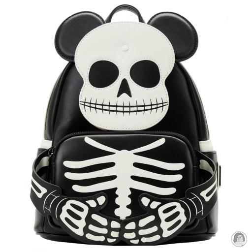 Loungefly Glow in the dark Mickey Mouse (Disney) Mickey Mouse Glow Skeleton Mini Backpack