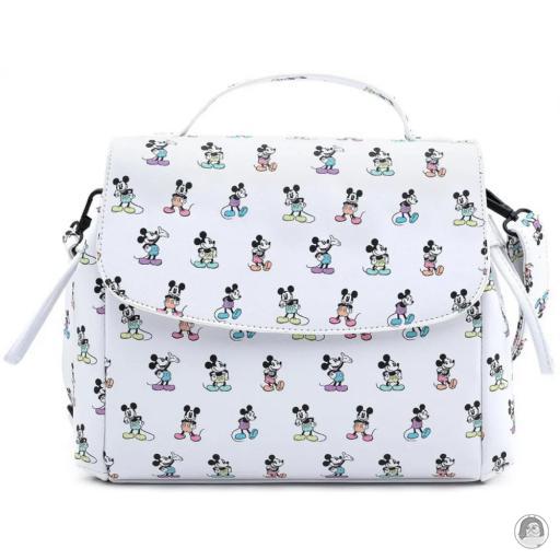 Mickey Mouse (Disney) Mickey Mouse Pastel Poses All Over Print Handbag Loungefly (Mickey Mouse (Disney))