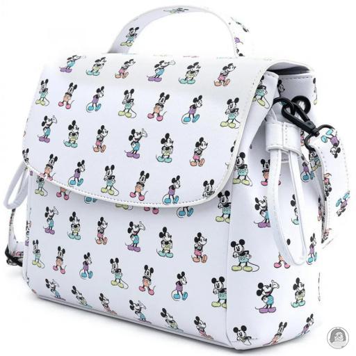 Mickey Mouse (Disney) Mickey Mouse Pastel Poses All Over Print Handbag Loungefly (Mickey Mouse (Disney))