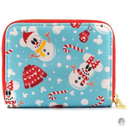 Mickey Mouse (Disney) Mickey Mouse Snowman Zip Around Wallet Loungefly (Mickey Mouse (Disney))