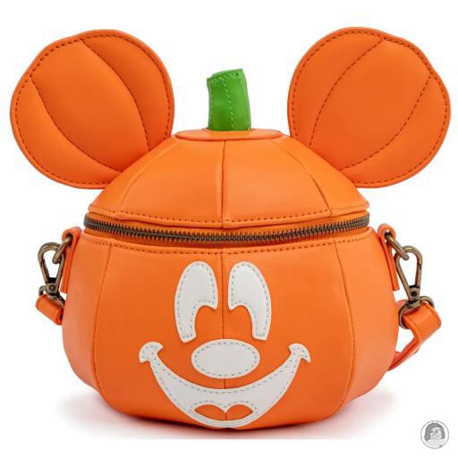 Loungefly Glow in the dark Mickey Mouse (Disney) Mickey-O-Lantern Crossbody Bag