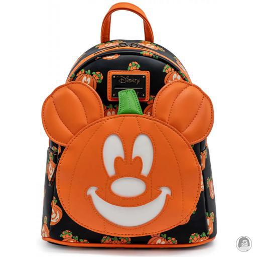 Loungefly Glow in the dark Mickey Mouse (Disney) Mickey-O-Lantern Mini Backpack
