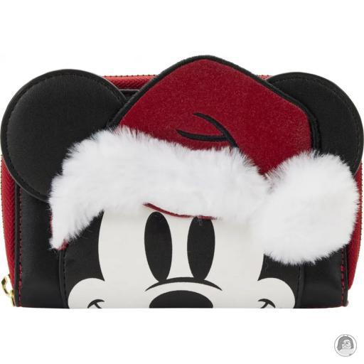 Loungefly Mickey Mouse (Disney) Mickey Mouse (Disney) Mickey Santa Zip Around Wallet