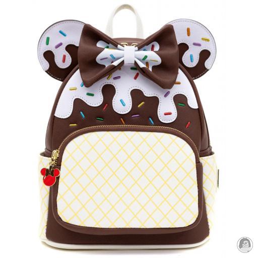 Loungefly Mickey Mouse (Disney) Mickey Mouse (Disney) Minnie Mouse Chocolate Ice Cream Mini Backpack