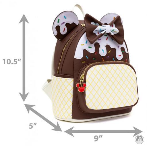 Mickey Mouse (Disney) Minnie Mouse Chocolate Ice Cream Mini Backpack Loungefly (Mickey Mouse (Disney))