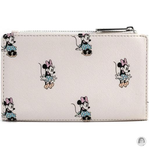 Loungefly Mickey Mouse (Disney) Mickey Mouse (Disney) Minnie Mouse Cream All Over Print Flap Wallet