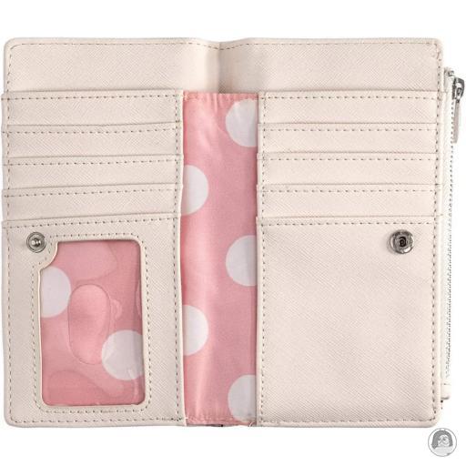 Mickey Mouse (Disney) Minnie Mouse Cream All Over Print Flap Wallet Loungefly (Mickey Mouse (Disney))