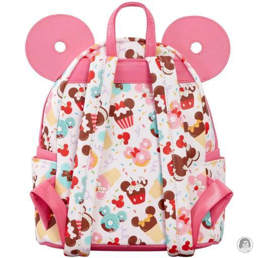 Mickey Mouse (Disney) Minnie Mouse Cupcake and Donuts All Over Print Mini Backpack Loungefly (Mickey Mouse (Disney))