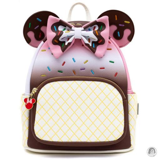 Loungefly Mickey Mouse (Disney) Mickey Mouse (Disney) Minnie Mouse Neapolitan Ice Cream Mini Backpack