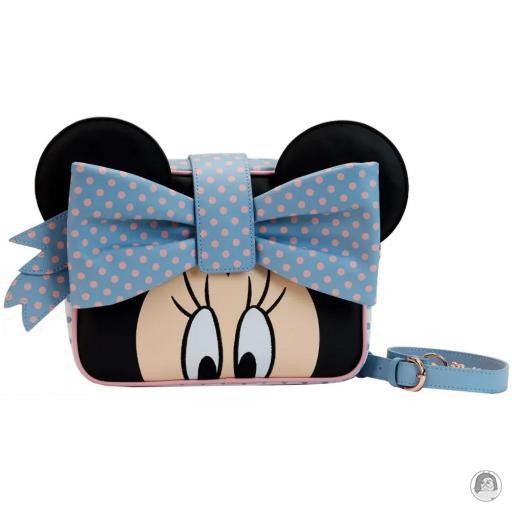 Loungefly Mickey Mouse (Disney) Mickey Mouse (Disney) Minnie Mouse Pastel Polka Dot Crossbody Bag
