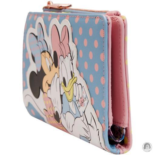 Mickey Mouse (Disney) Minnie Mouse Pastel Polka Dot Flap Wallet Loungefly (Mickey Mouse (Disney))