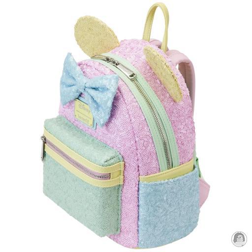Mickey Mouse (Disney) Minnie Mouse Pastel Sequin Mini Backpack Loungefly (Mickey Mouse (Disney))