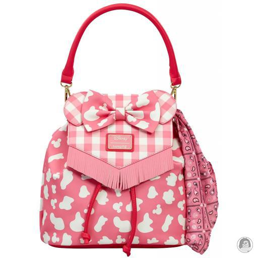 Loungefly Mickey Mouse (Disney) Mickey Mouse (Disney) Minnie Mouse Pink Cowgirl Mini Backpack