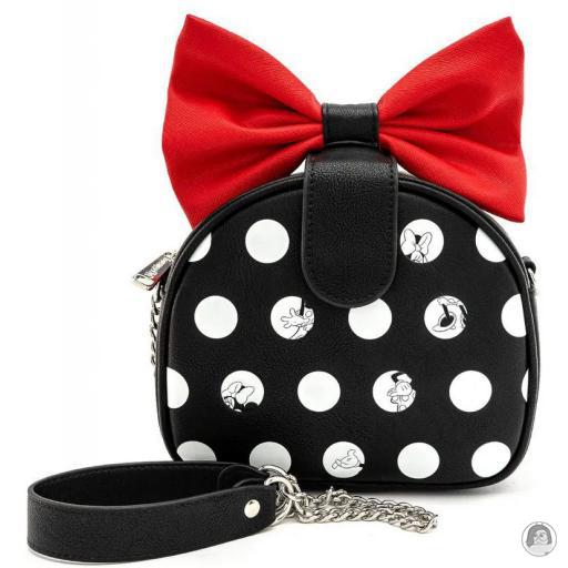 Mickey Mouse (Disney) Minnie Mouse Polka Dot Crossbody Bag Loungefly (Mickey Mouse (Disney))