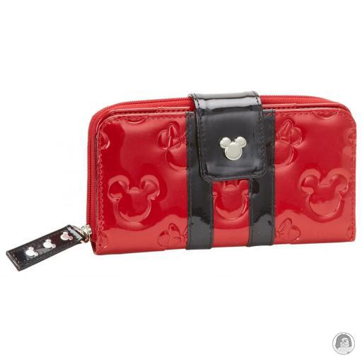 Mickey Mouse (Disney) Minnie Mouse Red Patent Zip Around Wallet