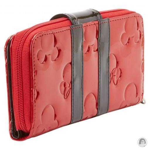 Mickey Mouse (Disney) Minnie Mouse Red Patent Zip Around Wallet Loungefly (Mickey Mouse (Disney))
