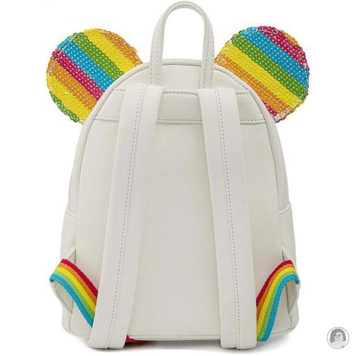 Mickey Mouse (Disney) Minnie Mouse Sequin Rainbow Mini Backpack Loungefly (Mickey Mouse (Disney))