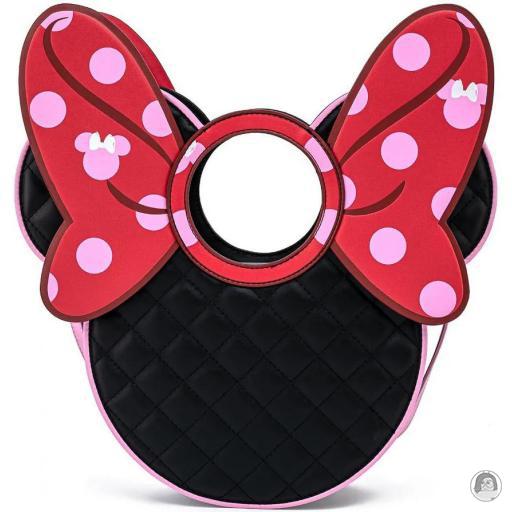 Loungefly Mickey Mouse (Disney) Mickey Mouse (Disney) Minnie Pink Bow Handbag