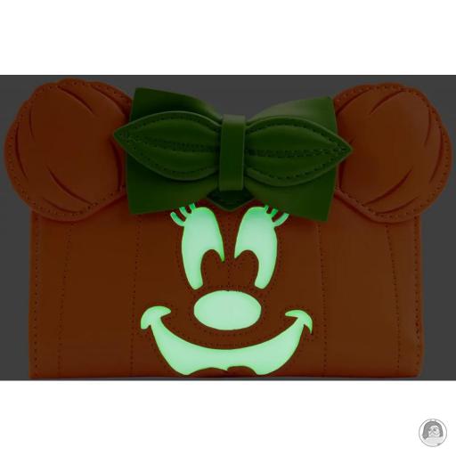 Mickey Mouse (Disney) Minnie Pumpkin Glow Flap Wallet Loungefly (Mickey Mouse (Disney))