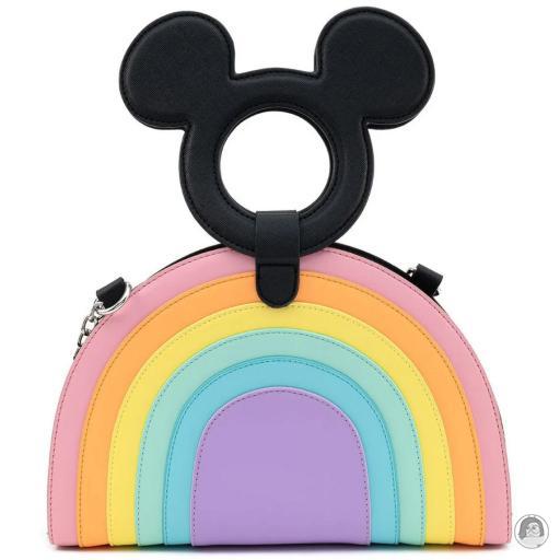 Loungefly Mickey Mouse (Disney) Mickey Mouse (Disney) Pastel Rainbow Crossbody Bag
