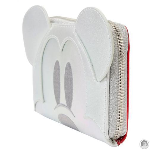 Mickey Mouse (Disney) Platinum Mickey Mouse Cosplay Zip Around Wallet Loungefly (Mickey Mouse (Disney))