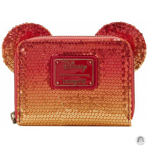 Mickey Mouse (Disney) Sequin Fall Ombre Zip Around Wallet Loungefly (Mickey Mouse (Disney))