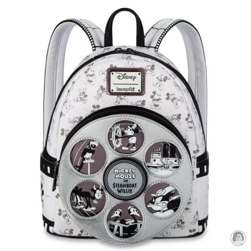 Loungefly Mickey Mouse (Disney) Mickey Mouse (Disney) Steamboat Willie Disney 100 Decades Mini Backpack