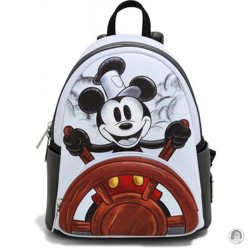 Loungefly Mickey Mouse (Disney) Mickey Mouse (Disney) Steamboat Willie Mini Backpack