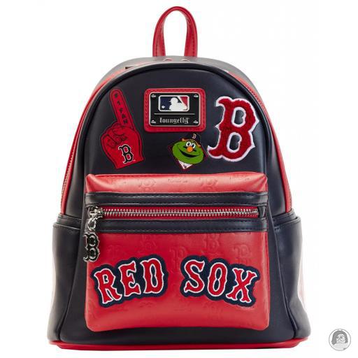 Loungefly Patch MLB (Major League Baseball) Boston Red Sox Patches Mini Backpack
