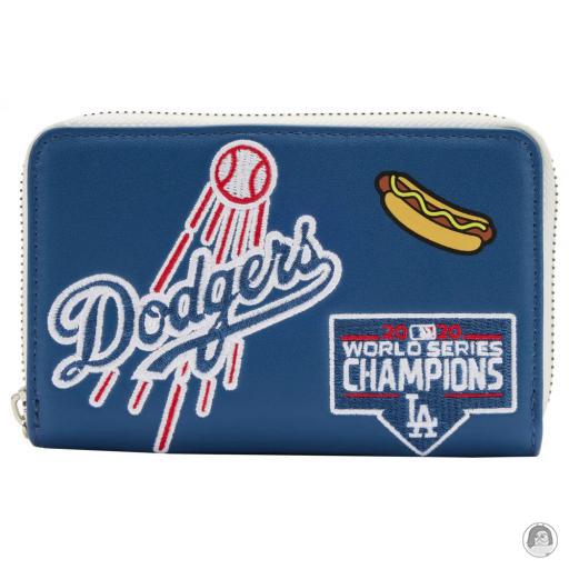 Loungefly MLB (Major League Baseball) MLB (Major League Baseball) Los Angeles Dodgers Patches Zip Around Wallet