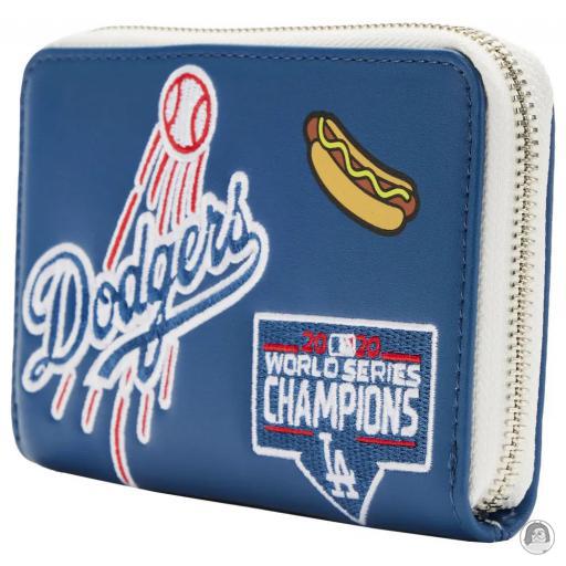 MLB (Major League Baseball) Los Angeles Dodgers Patches Zip Around Wallet Loungefly (MLB (Major League Baseball))
