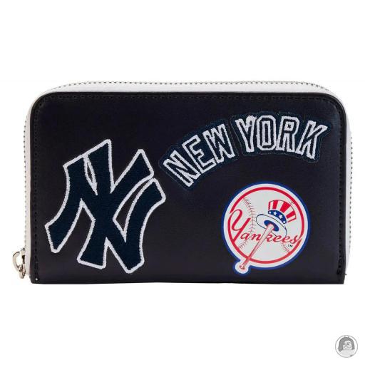 Loungefly Wallets MLB (Major League Baseball) New York Yankees Patches Zip Around Wallet