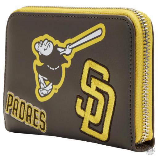 MLB (Major League Baseball) San Diego Padres Patches Zip Around Wallet Loungefly (MLB (Major League Baseball))