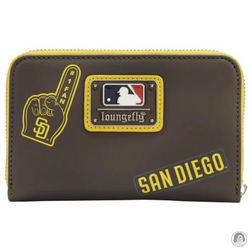 MLB (Major League Baseball) San Diego Padres Patches Zip Around Wallet Loungefly (MLB (Major League Baseball))