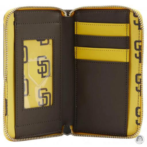 MLB (Major League Baseball) San Diego Padres Patches Zip Around Wallet Loungefly (MLB (Major League Baseball))