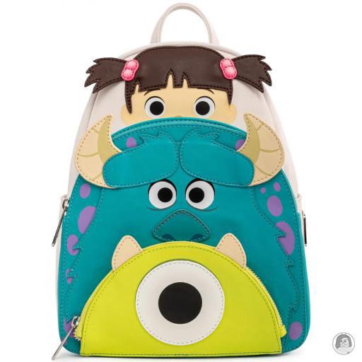 Loungefly Monsters University (Pixar) Monsters University (Pixar) Boo, Mike & Sully Cosplay Triple Pocket Mini Backpack