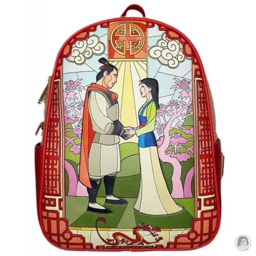 Loungefly Stained Glass Mulan (Disney) Stained Glass Mulan Mini Backpack