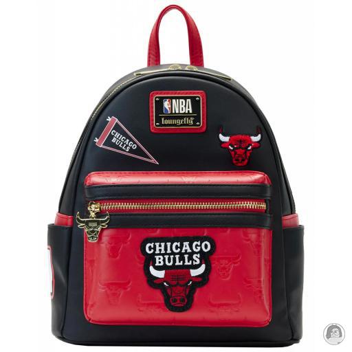 Loungefly NBA (National Basketball Association) NBA (National Basketball Association) Chicago Bulls Patch Icons Mini Backpack