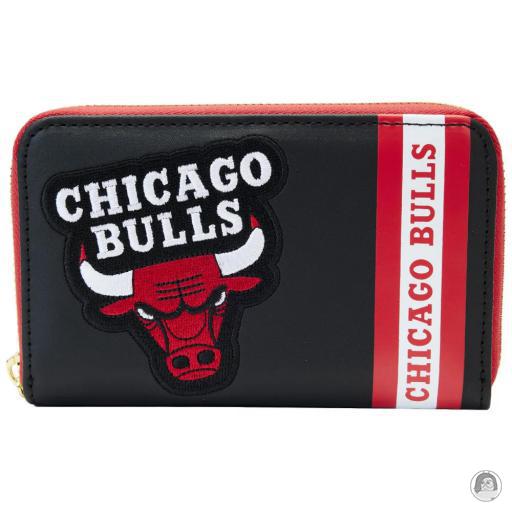 Loungefly Wallets NBA (National Basketball Association) Chicago Bulls Patch Icons Zip Around Wallet