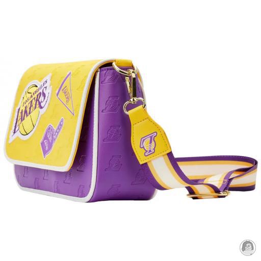 NBA (National Basketball Association) Los Angeles Lakers Patch Icons Crossbody Bag Loungefly (NBA (National Basketball Association))