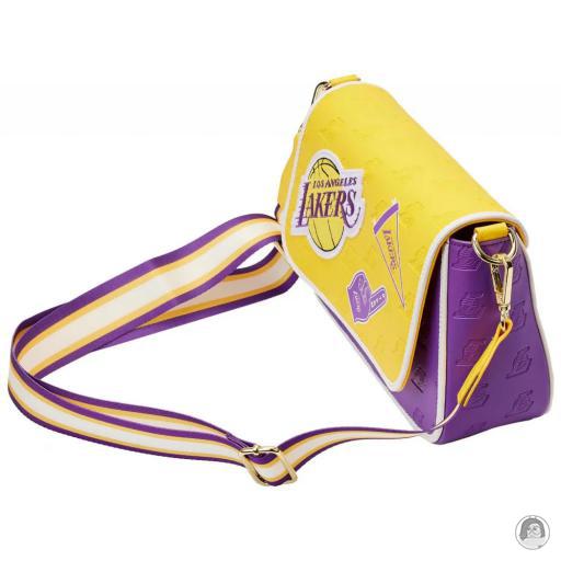 NBA (National Basketball Association) Los Angeles Lakers Patch Icons Crossbody Bag Loungefly (NBA (National Basketball Association))