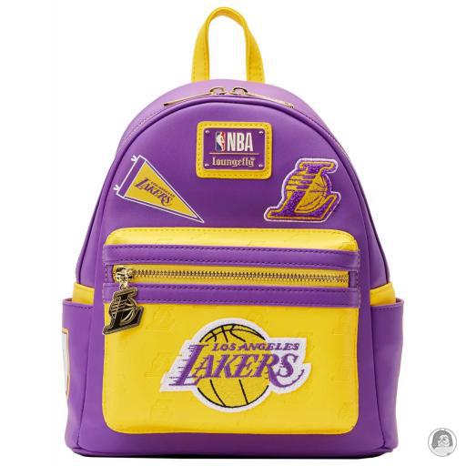 Loungefly Mini backpacks NBA (National Basketball Association) Los Angeles Lakers Patch Icons Mini Backpack