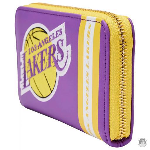 NBA (National Basketball Association) Los Angeles Lakers Patch Icons Zip Around Wallet Loungefly (NBA (National Basketball Association))