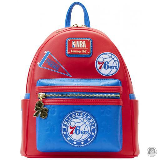 Loungefly Mini backpacks NBA (National Basketball Association) Philadelphia 76ers Patch Icons Mini Backpack