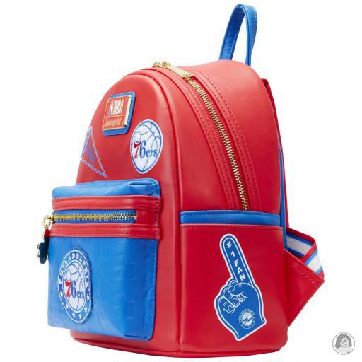 NBA (National Basketball Association) Philadelphia 76ers Patch Icons Mini Backpack Loungefly (NBA (National Basketball Association))