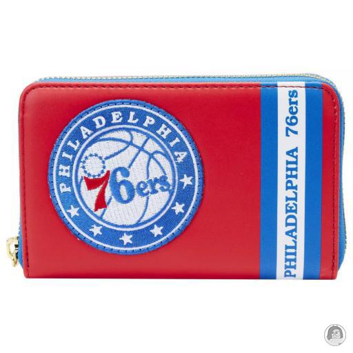 Loungefly Patch NBA (National Basketball Association) Philadelphia 76ers Patch Icons Zip Around Wallet